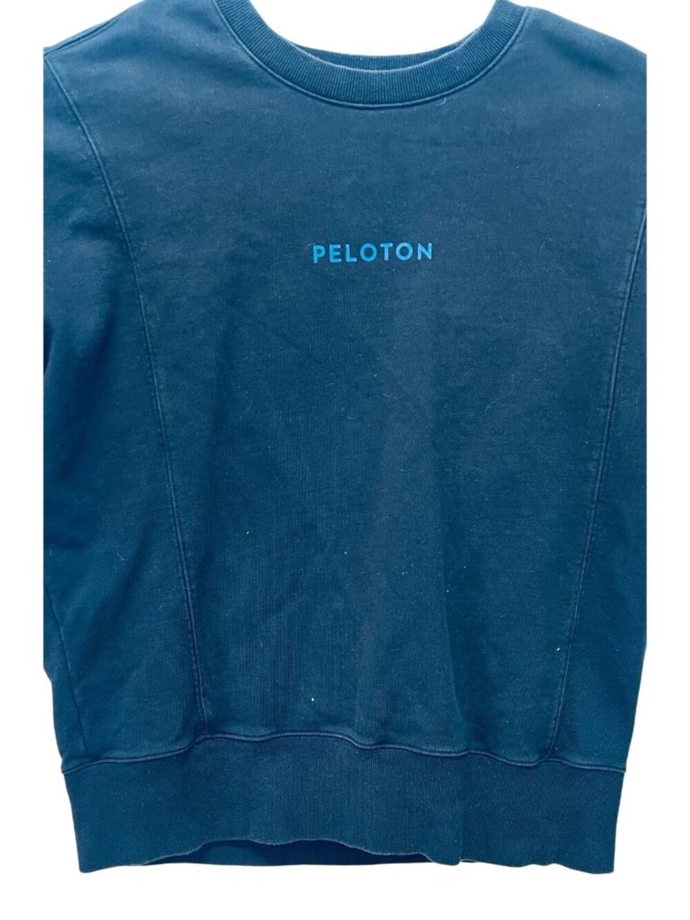 Peloton sweatshirt, Ladies Medium, black, logo, 100 % cotton